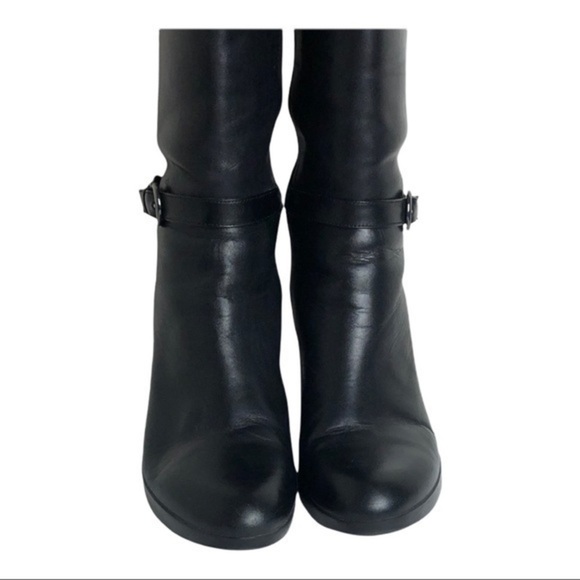 NWOB Blondo Black Leather Aqua Protect Knee High Boot Size 10 M - Picture 14 of 15